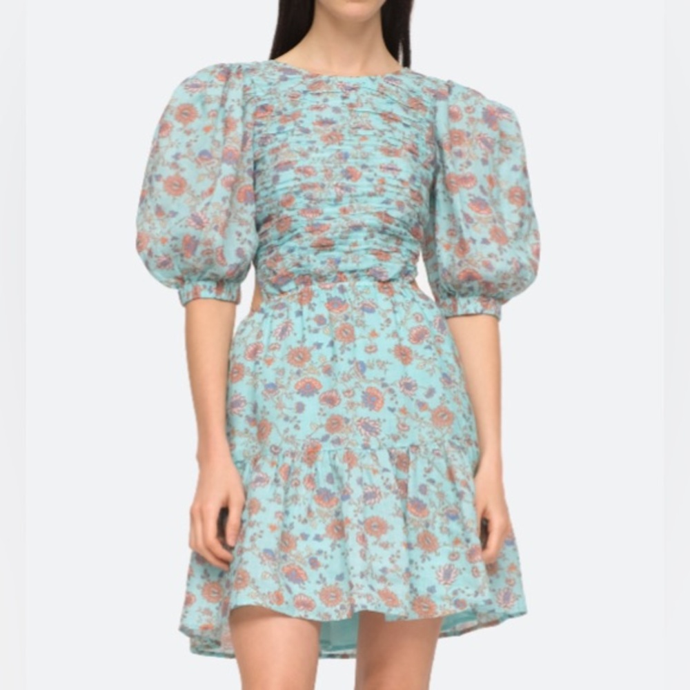 Sea NY Women’s Brita Dress, Blue color, sample size S
